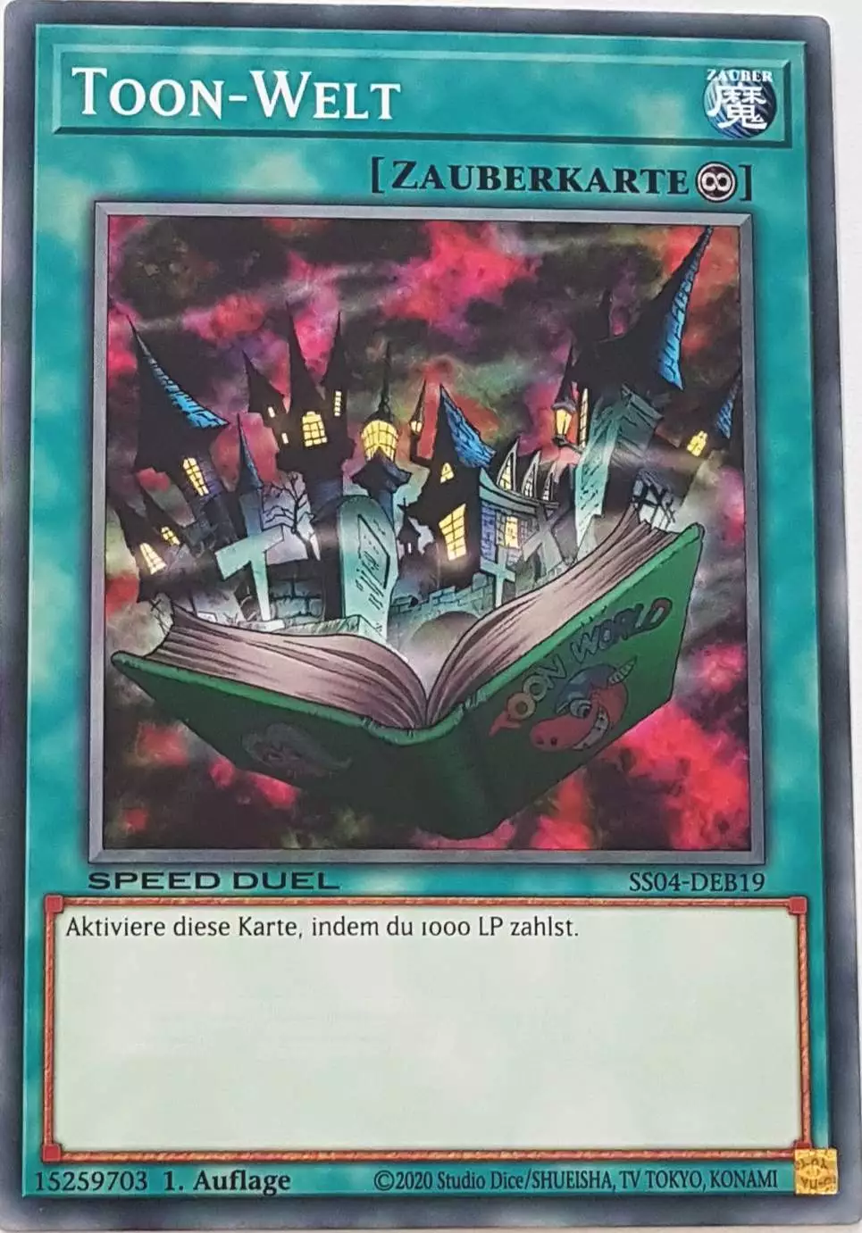 Toon-Welt SS04-DEB19 ist in Common Yu-Gi-Oh Karte aus Match of the Millennium 1.Auflage