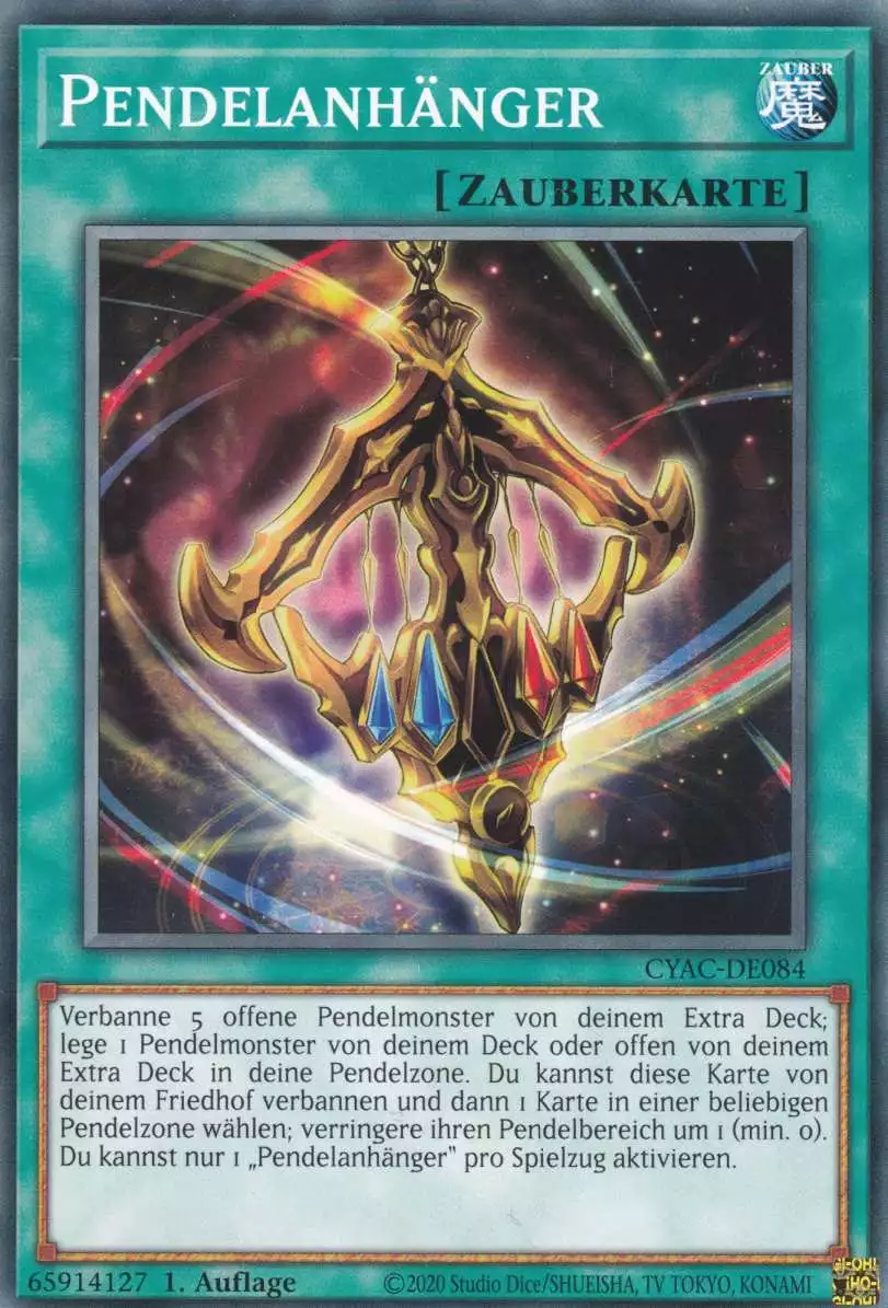 Pendelanhänger CYAC-DE084 ist in Common Yu-Gi-Oh Karte aus Cyberstorm Access 1.Auflage