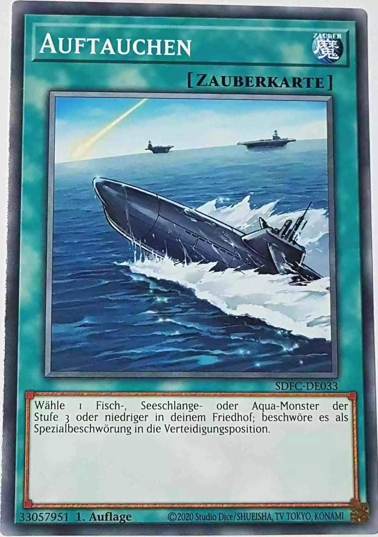 Auftauchen SDFC-DE033 ist in Common Yu-Gi-Oh Karte aus Freezing Chains 1.Auflage