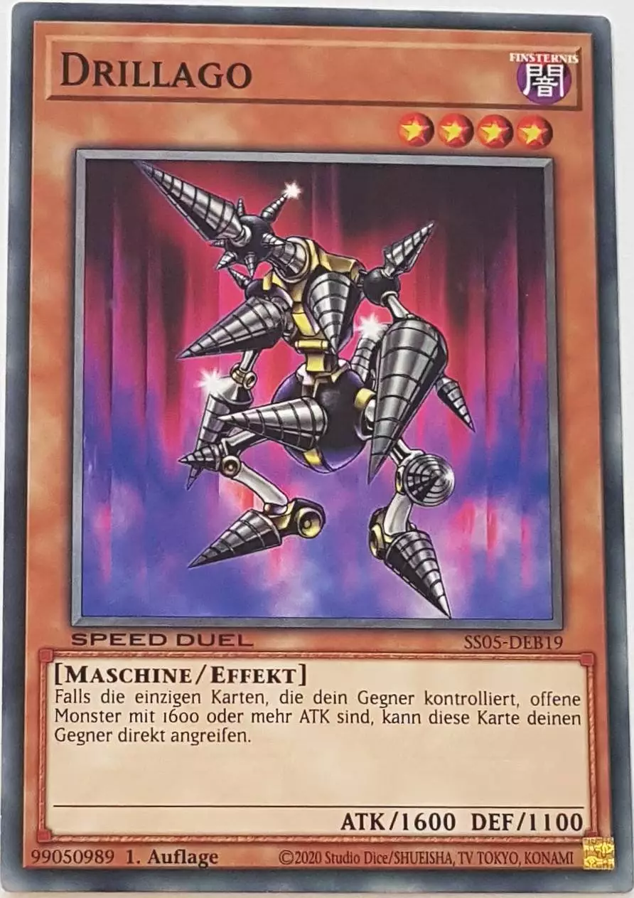 Drillago SS05-DEB19 ist in Common Yu-Gi-Oh Karte aus Twisted Nightmares 1.Auflage