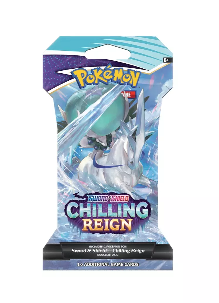 Sword & Shield 6 Chilling Reign - Sleeved Booster Pokemon - Englisch