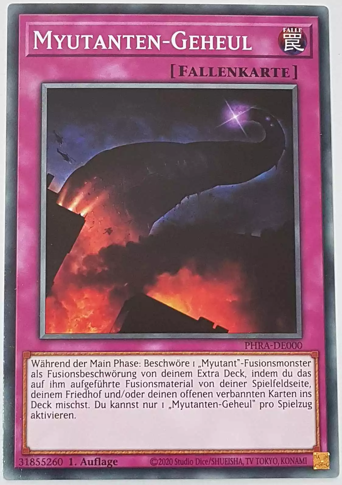 Myutanten-Geheul PHRA-DE000 ist in Common Yu-Gi-Oh Karte aus Phantom Rage 1. Auflage