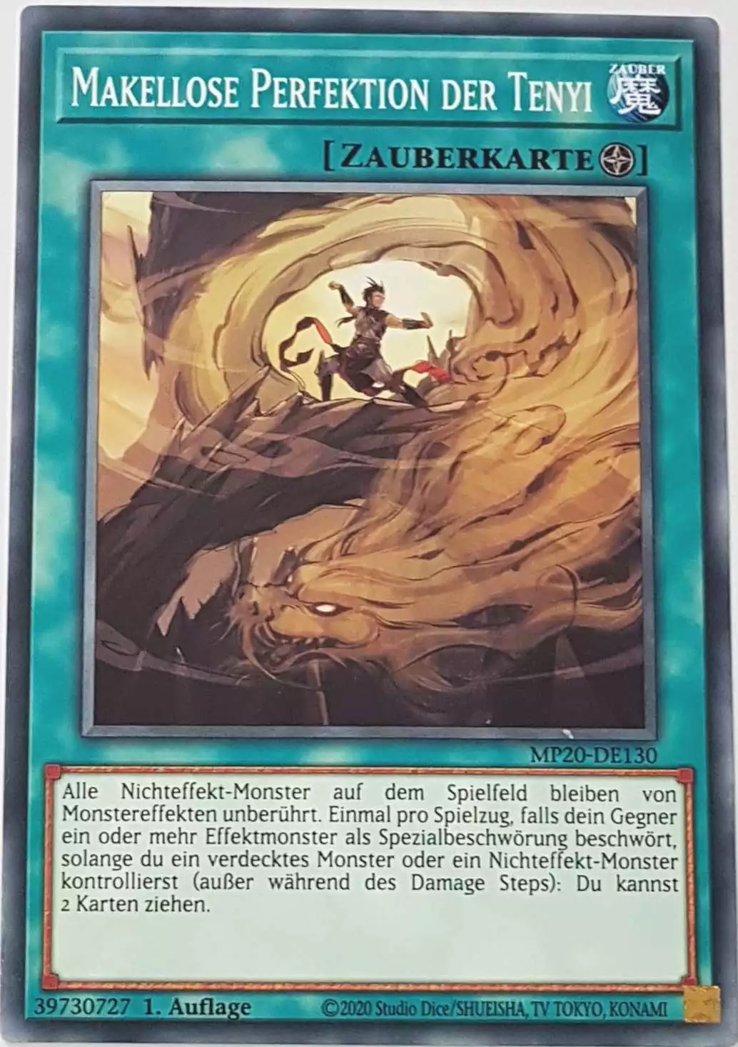 Makellose Perfektion der Tenyi MP20-DE130 ist in Common Yu-Gi-Oh Karte aus 2020 Tin of Lost Memories 1.Auflage