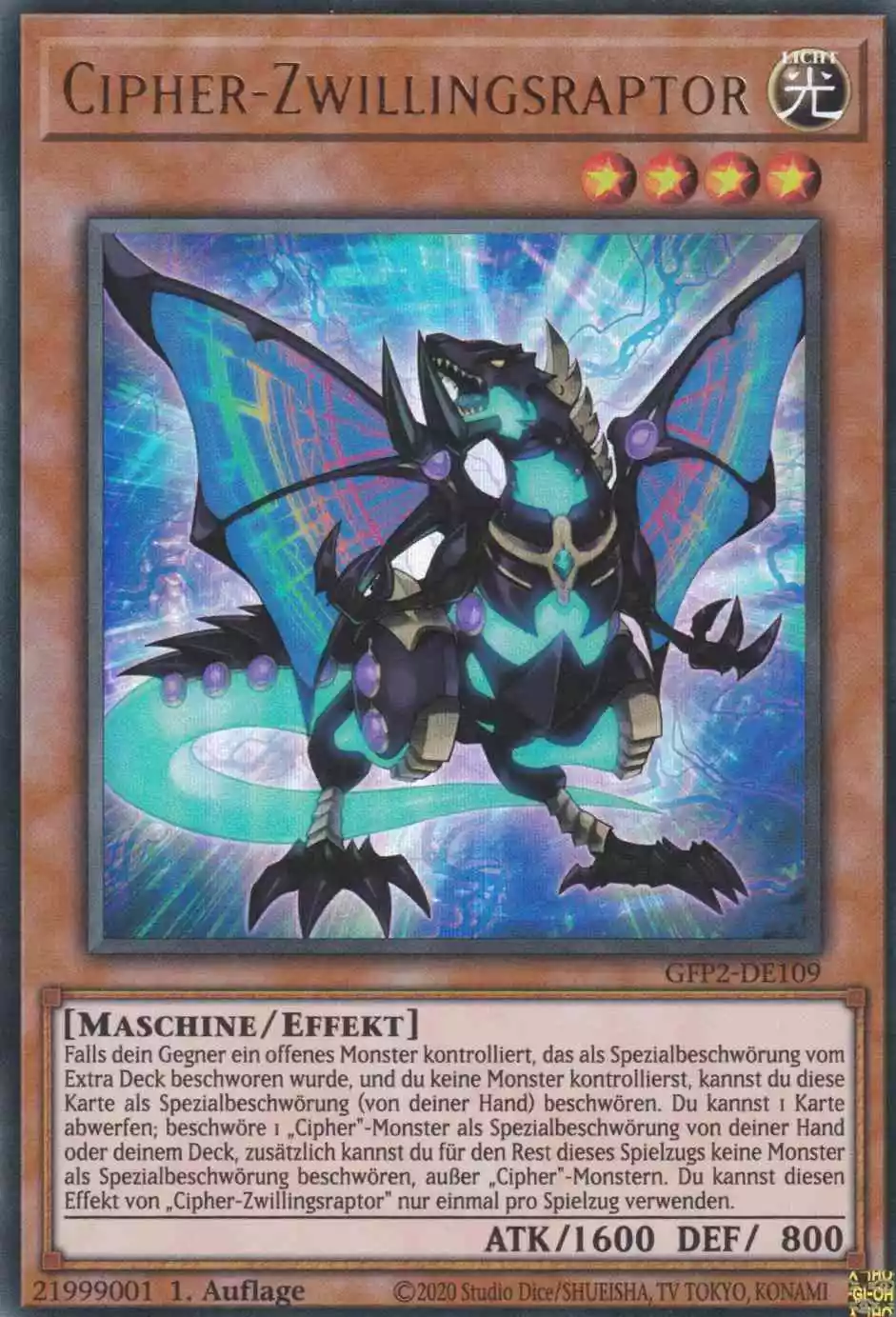 gfp2-de109-cipher-zwillingsraptor-ultra-rare-ghosts-from-the-past-the-2nd-haunting Cipher-Zwillingsraptor GFP2-DE109 ist in Ultra Rare Yu-Gi-Oh Karte aus Ghosts from the Past The 2nd Haunting 1.Auflage