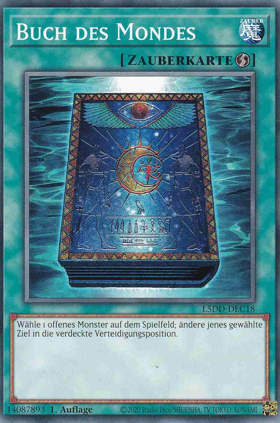 Buch des Mondes Common L5DD-DEC18 Yugioh Karte Buch des Mondes L5DD-DEC18 ist in Common Yu-Gi-Oh Karte aus Legendary 5D’s Decks 1.Auflage