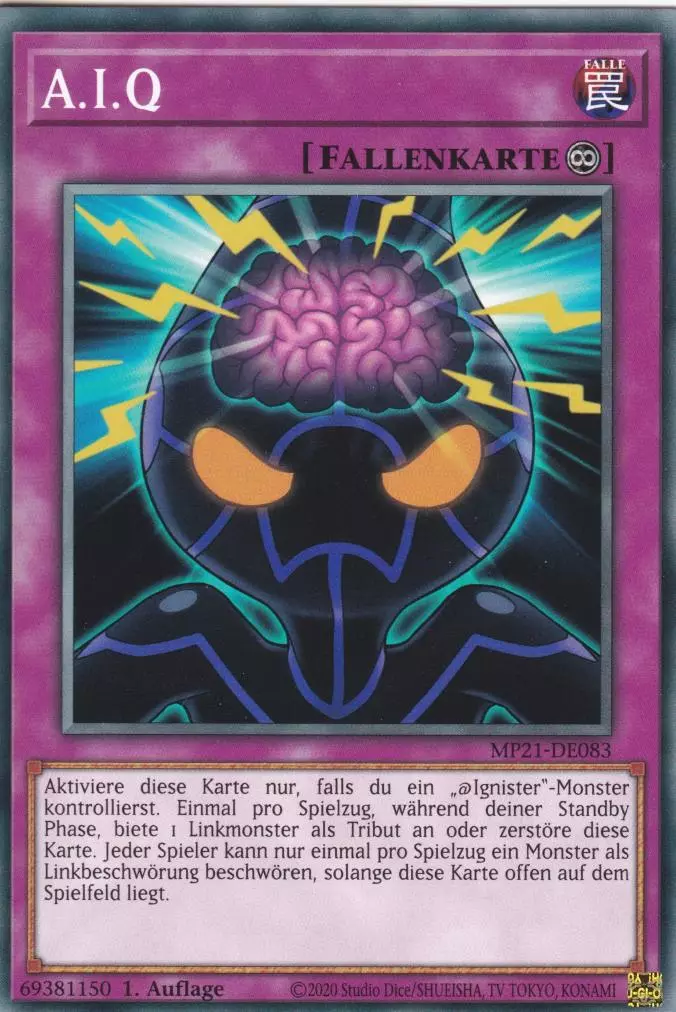 A.I.Q MP21-DE083 ist in Common Yu-Gi-Oh Karte aus Tin of Ancient Battles 1.Auflage