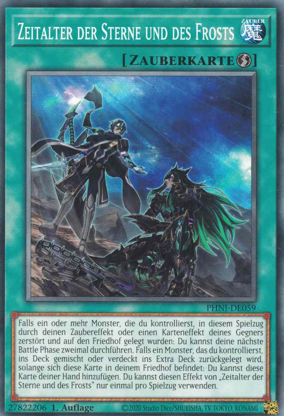 Zeitalter der Sterne und des Frosts PHNI-DE059 ist in Common Yu-Gi-Oh Karte aus Phantom Nightmare 1.Auflage