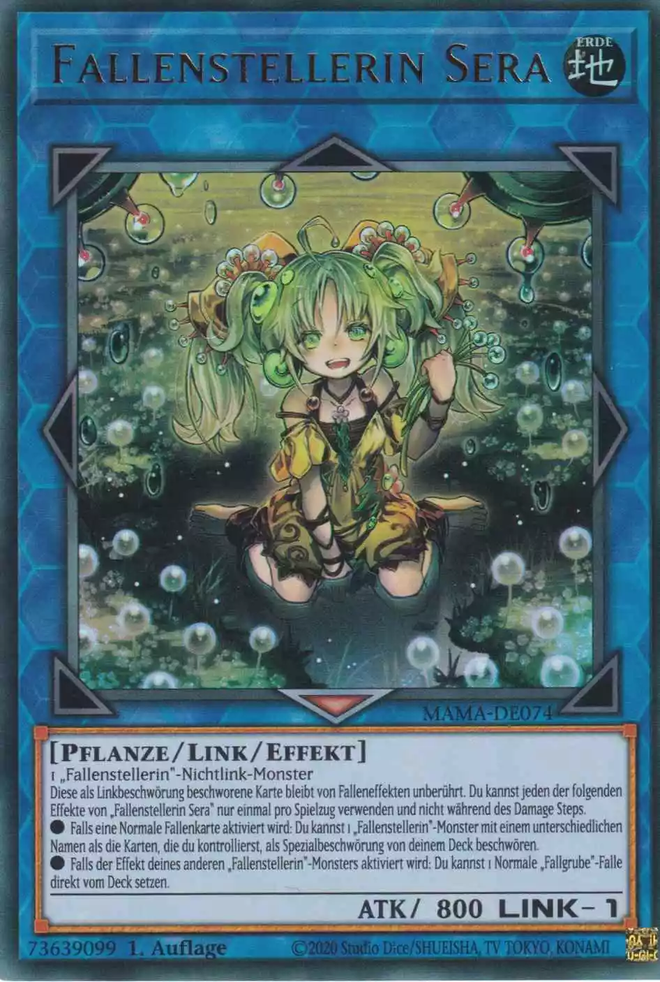 mama-de074-fallenstellerin-sera-ultra-rare-magnificent-mavens Fallenstellerin Sera MAMA-DE074 ist in Ultra Rare Yu-Gi-Oh Karte aus Magnificent Mavens 1.Auflage