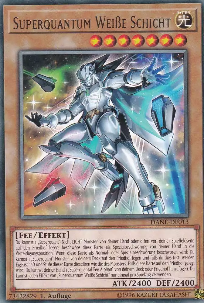 Superquantum Weiße Schicht DANE-DE013 ist in Rare Yu-Gi-Oh Karte aus Dark Neostorm 1.Auflage