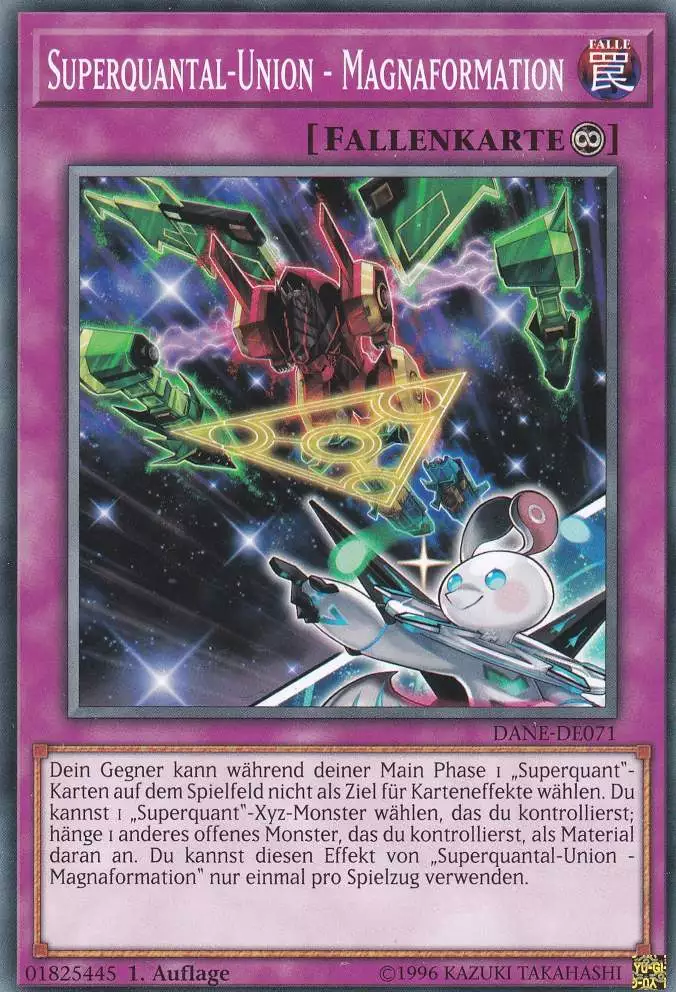 Superquantal-Union – Magnaformation DANE-DE071 ist in Common Yu-Gi-Oh Karte aus Dark Neostorm 1.Auflage