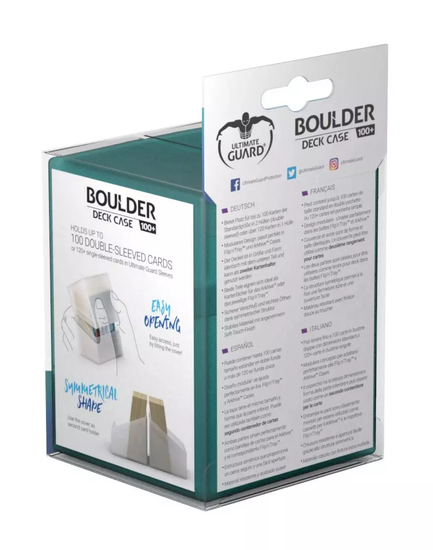Ultimate Guard Boulder Deck Case 100+ Malachite