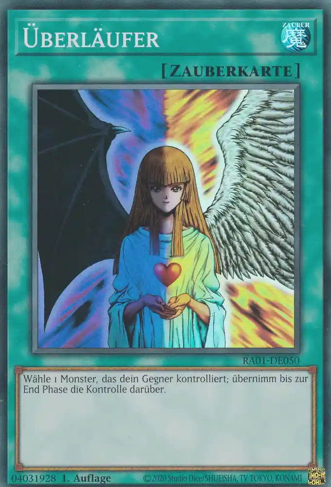 Überläufer RA01-DE050 ist in Super Rare Yu-Gi-Oh Karte aus 25th Anniversary Rarity Collection 1.Auflage