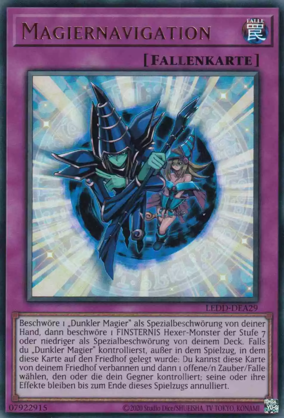 Magiernavigation LEDD-DEA29 ist in Ultra Rare Yu-Gi-Oh Karte aus Legendary Dragon Decks unlimitiert