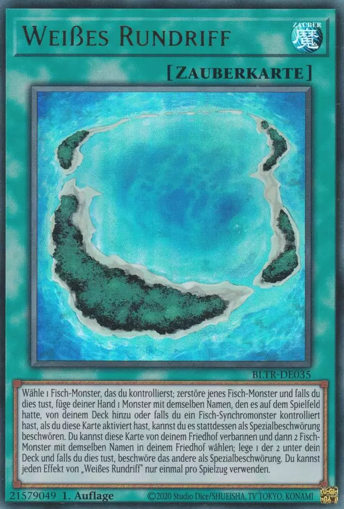 Weißes Rundriff BLTR-DE035 ist in Ultra Rare Yu-Gi-Oh Karte aus Battles of Legend Terminal Revenge 1.Auflage