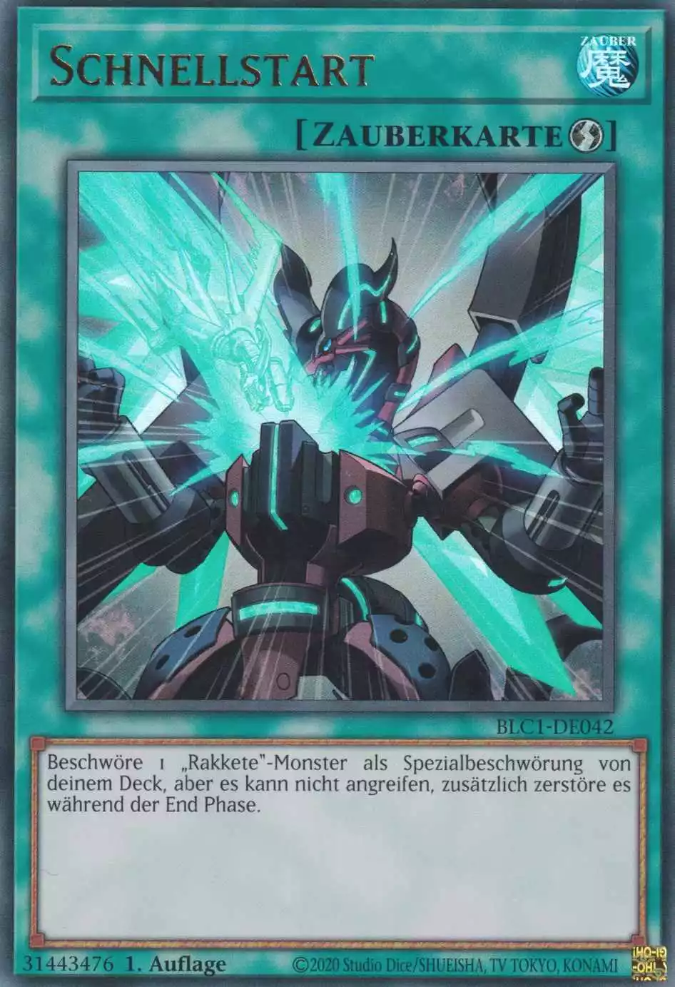 Schnellstart BLC1-DE042 ist in Ultra Rare Yu-Gi-Oh Karte aus Battles of Legend Chapter 1 1.Auflage