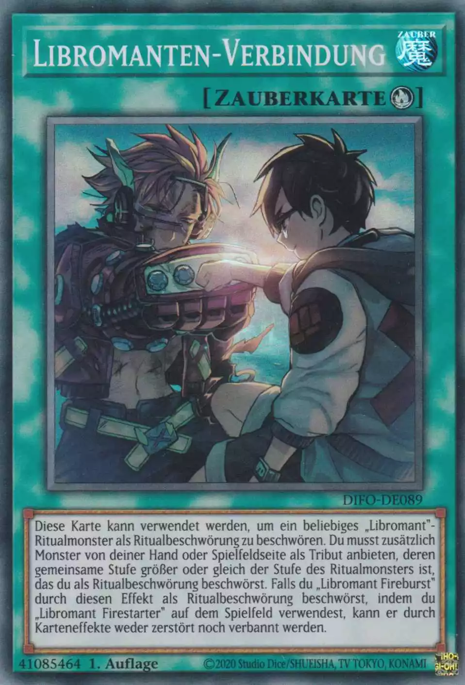 difo-de089-libromanten-verbindung-super-rare-dimension-force Libromanten-Verbindung DIFO-DE089 ist in Super Rare Yu-Gi-Oh Karte aus Dimension Force 1.Auflage