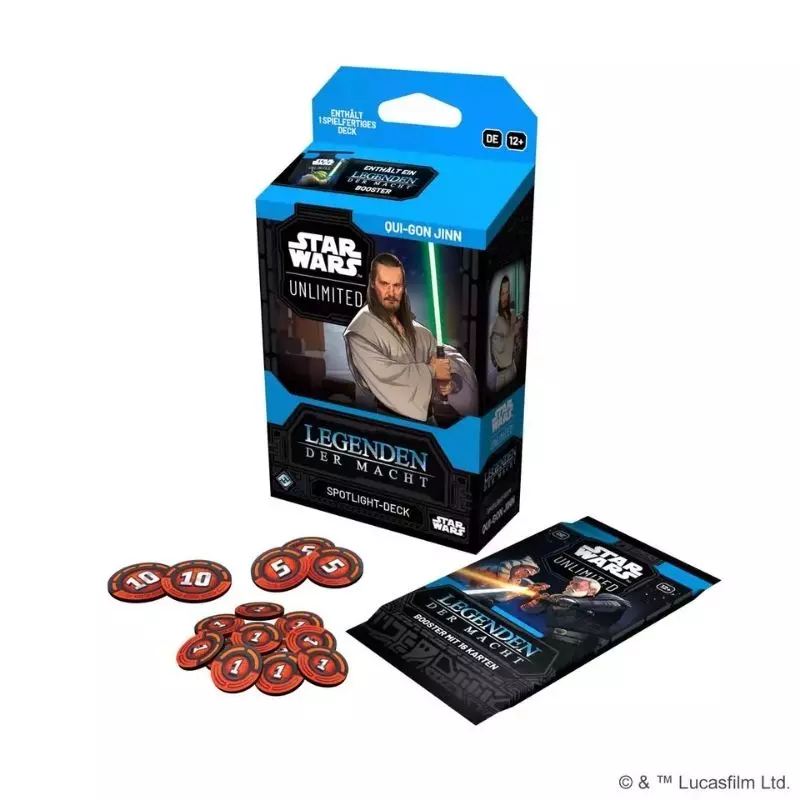 Star Wars: Unlimited - Legenden der Macht - Deutsch - Qui-Gon Jinn Spotlight Deck
