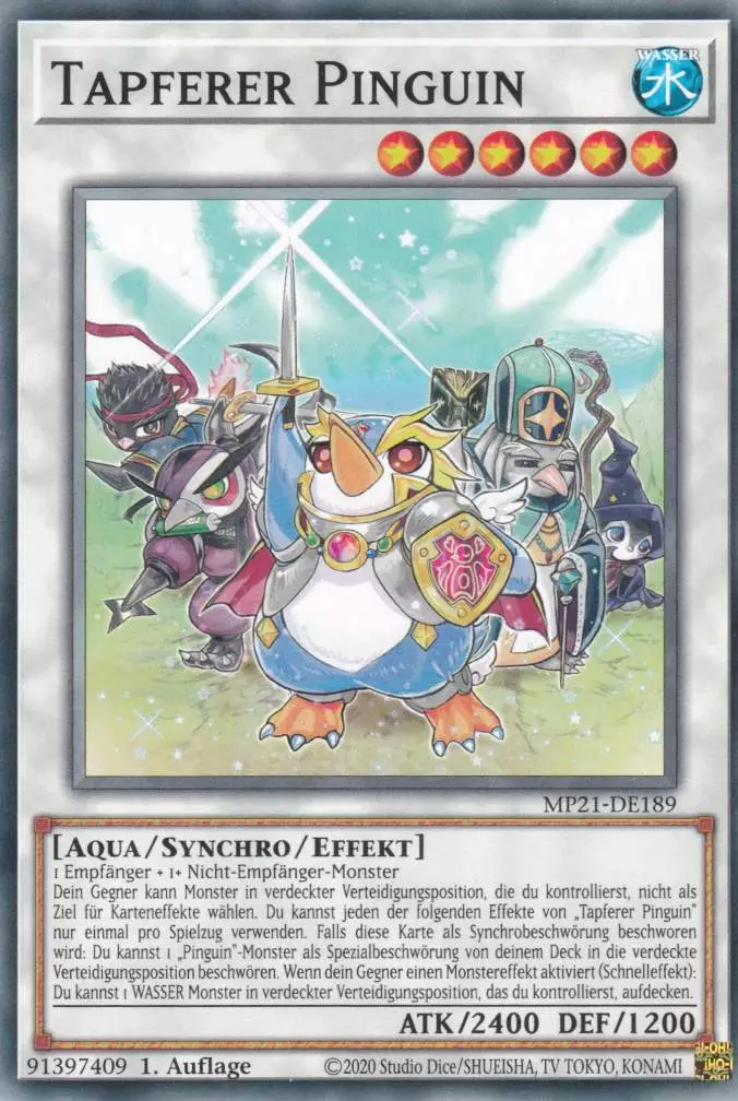 mp21-de189-tapferer-pinguin-common-tin-of-ancient-battles Tapferer Pinguin MP21-DE189 ist in Common Yu-Gi-Oh Karte aus Tin of Ancient Battles 1.Auflage