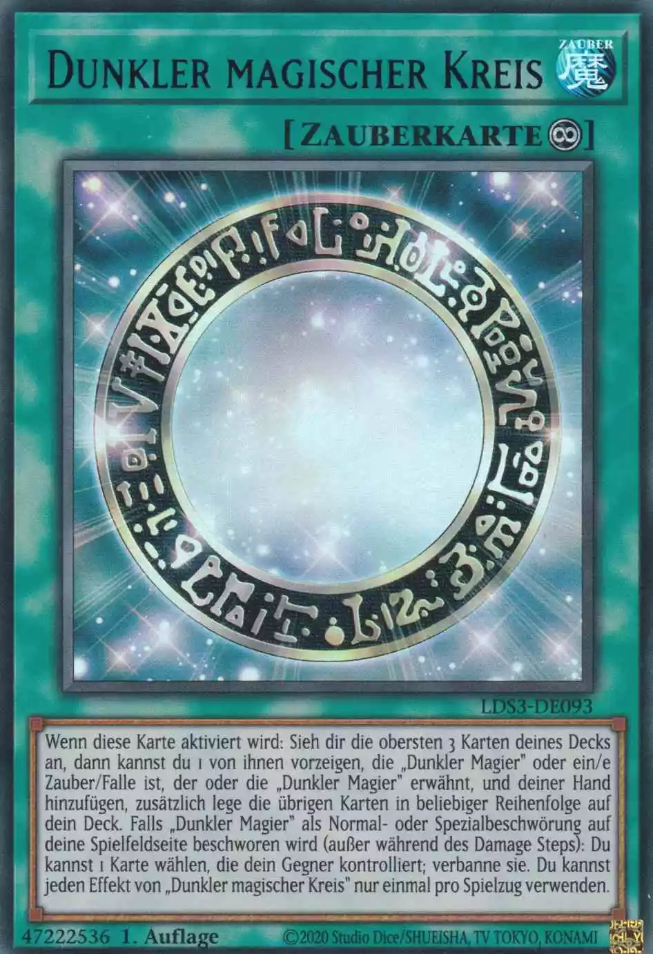 lds3-de093-b-dunkler-magischer-kreis-blau-colorful-ultra-rare-legendary-duelists-season-3 Dunkler magischer Kreis (blau) LDS3-DE093 ist in Colorful Ultra Rare Yu-Gi-Oh Karte aus Legendary Duelists Season 3 1.Auflage