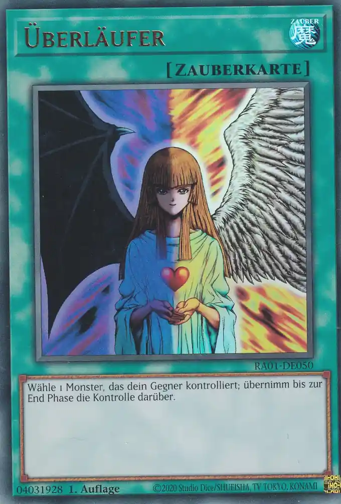 Überläufer RA01-DE050 ist in Ultra Rare Yu-Gi-Oh Karte aus 25th Anniversary Rarity Collection 1.Auflage