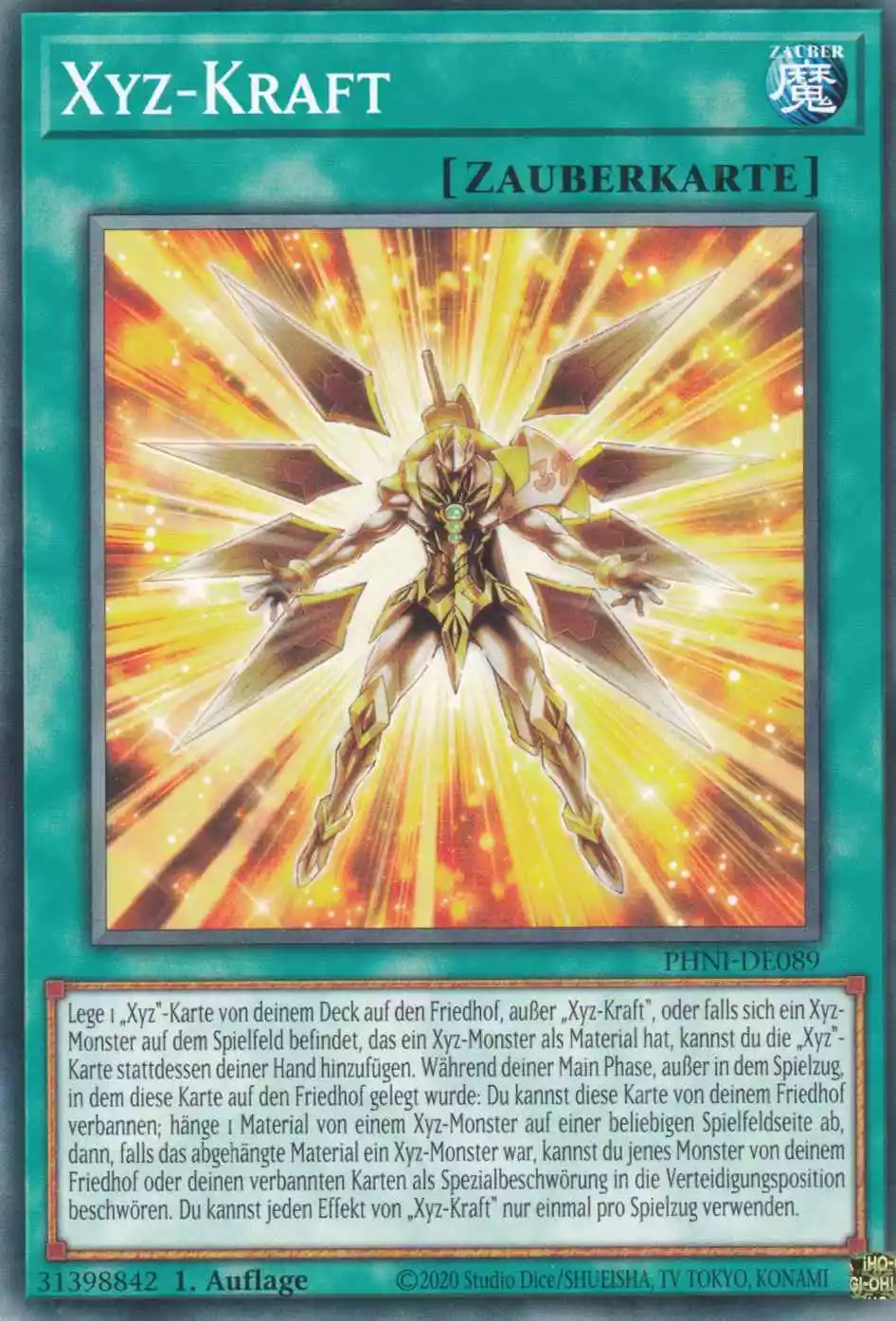 Xyz-Kraft PHNI-DE089 ist in Common Yu-Gi-Oh Karte aus Phantom Nightmare 1.Auflage