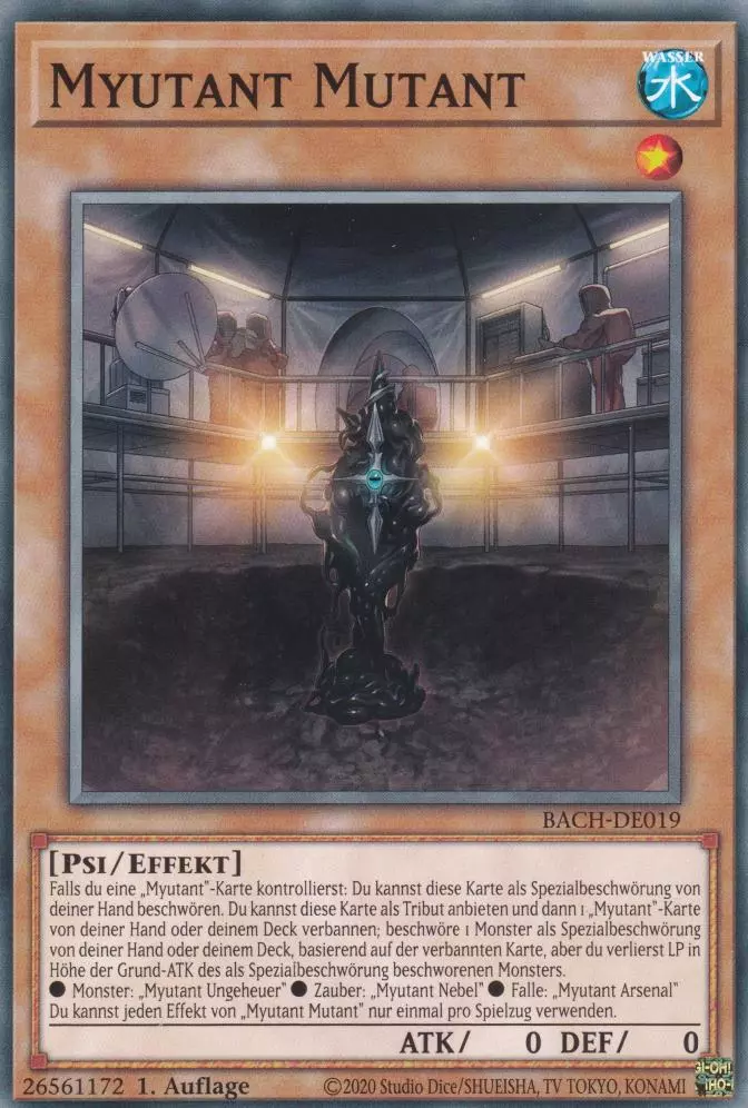 Myutant Mutant BACH-DE019 ist in Common Yu-Gi-Oh Karte aus Battle of Chaos 1.Auflage