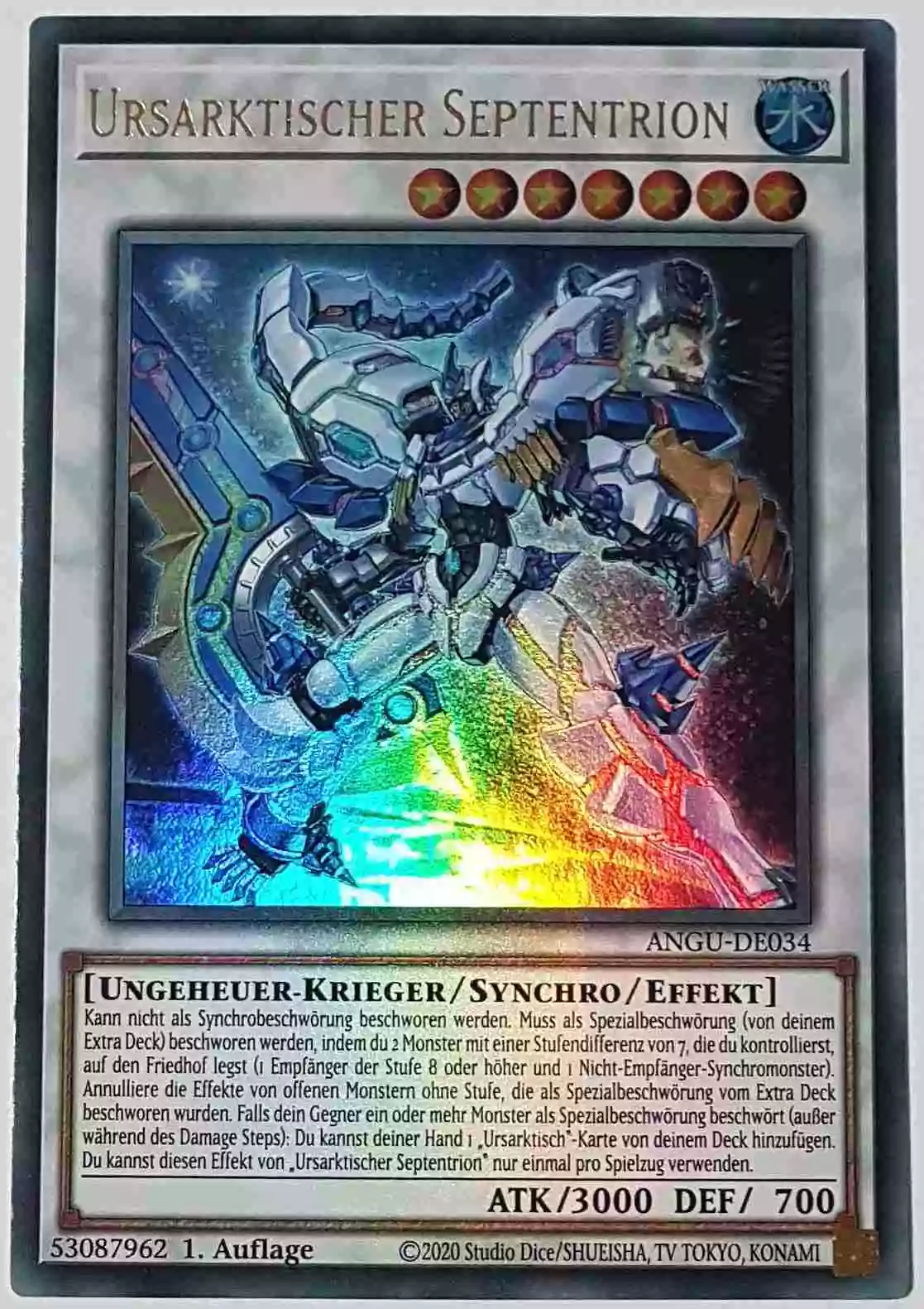 angu-de034-ursarktischer-septentrion-ultra-rare-ancient-guardians Ursarktischer Septentrion ANGU-DE034 ist in Ultra Rare Yu-Gi-Oh Karte aus Ancient Guardians 1.Auflage