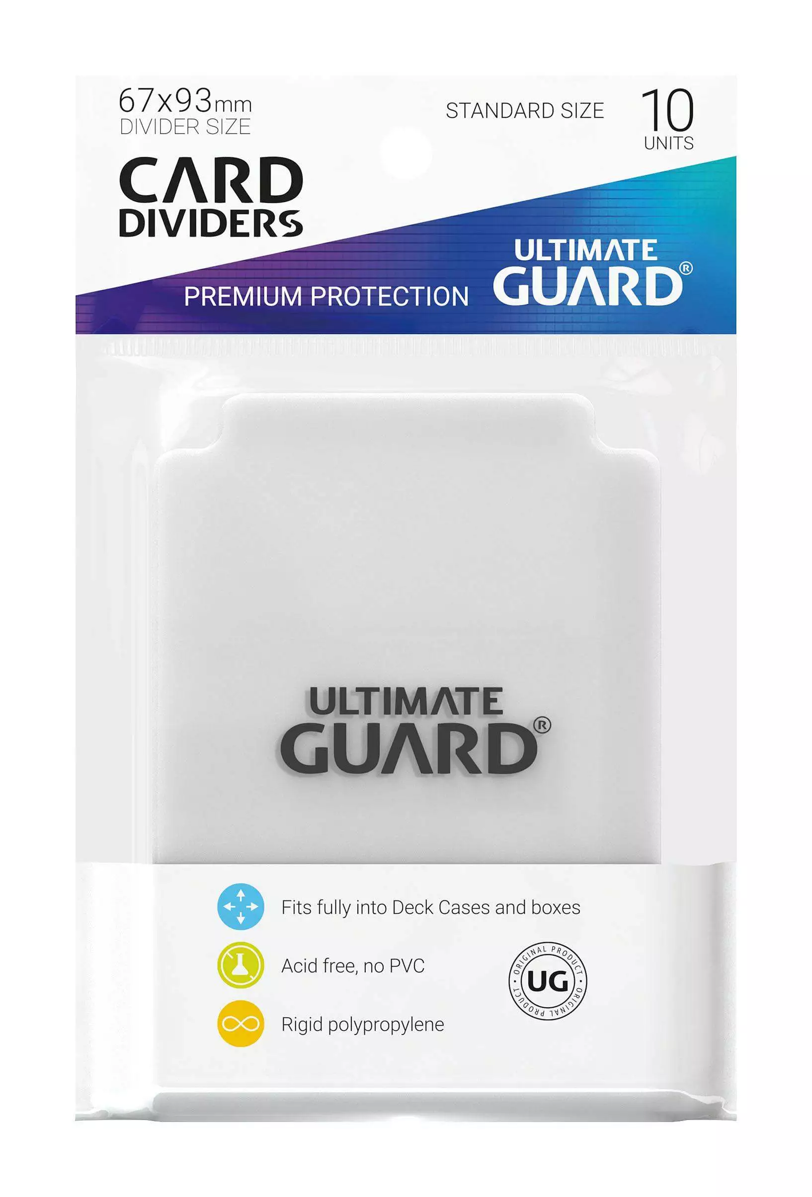 Ultimate Guard Kartentrenner Standardgröße Transparent 10 Stück