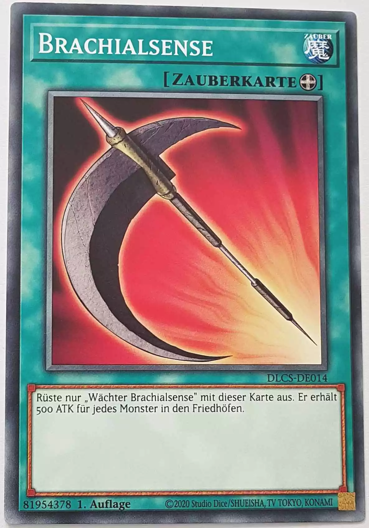 Brachialsense DLCS-DE014 ist in Common Yu-Gi-Oh Karte aus Dragons of Legend The Complete Series 1.Auflage