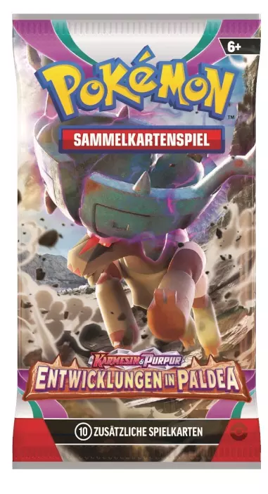 Pokemon Karmesin & Purpur Entwicklungen in Paldea Booster - Deutsch