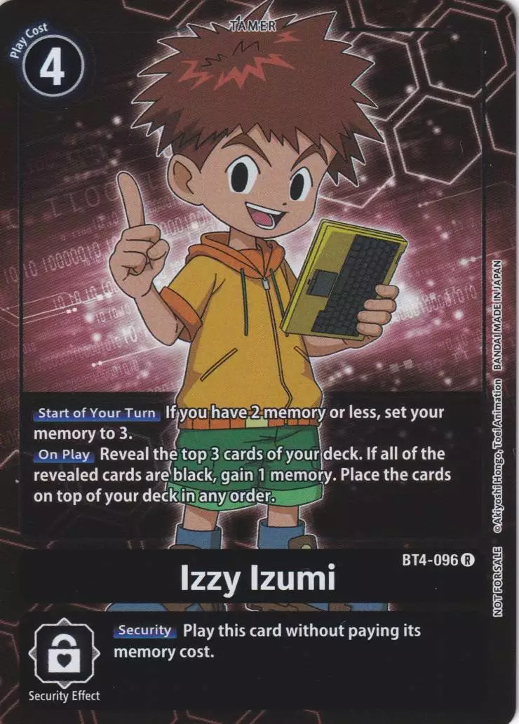 bt4-096-a-izzy-izumi-alternative-art-holo-great-legend-bt04 Izzy Izumi BT4-096 ist in Alternative Art Holo. Die Digimon Karte ist aus Great Legend BT04