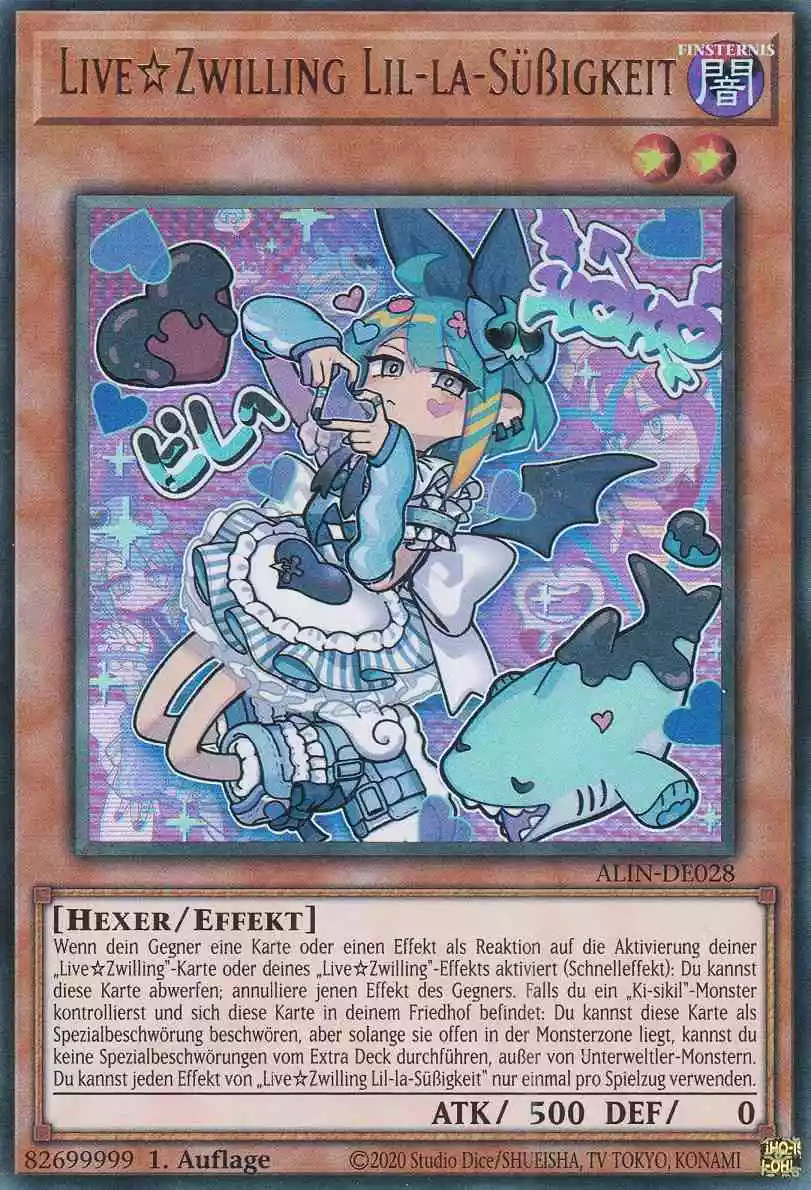 Live☆Zwilling Lil-la-Süßigkeit ALIN-DE028 ist in Ultra Rare Yu-Gi-Oh Karte aus Alliance Insight 1.Auflage