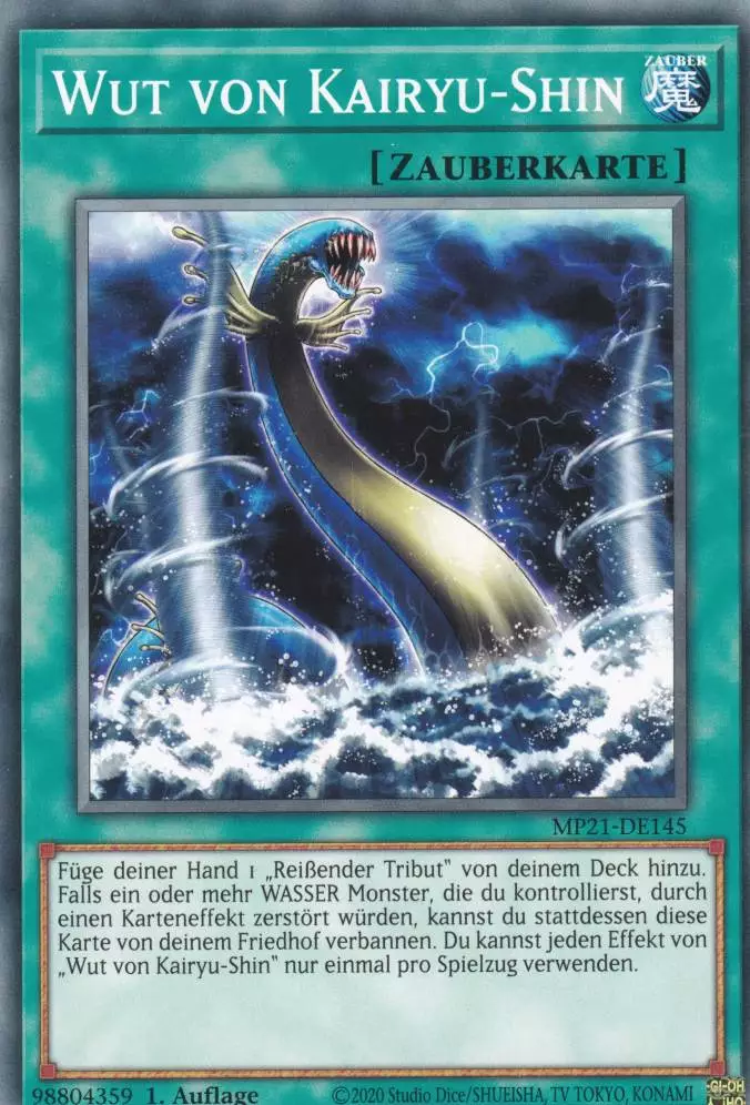 Wut von Kairyu-Shin MP21-DE145 ist in Common Yu-Gi-Oh Karte aus Tin of Ancient Battles 1.Auflage