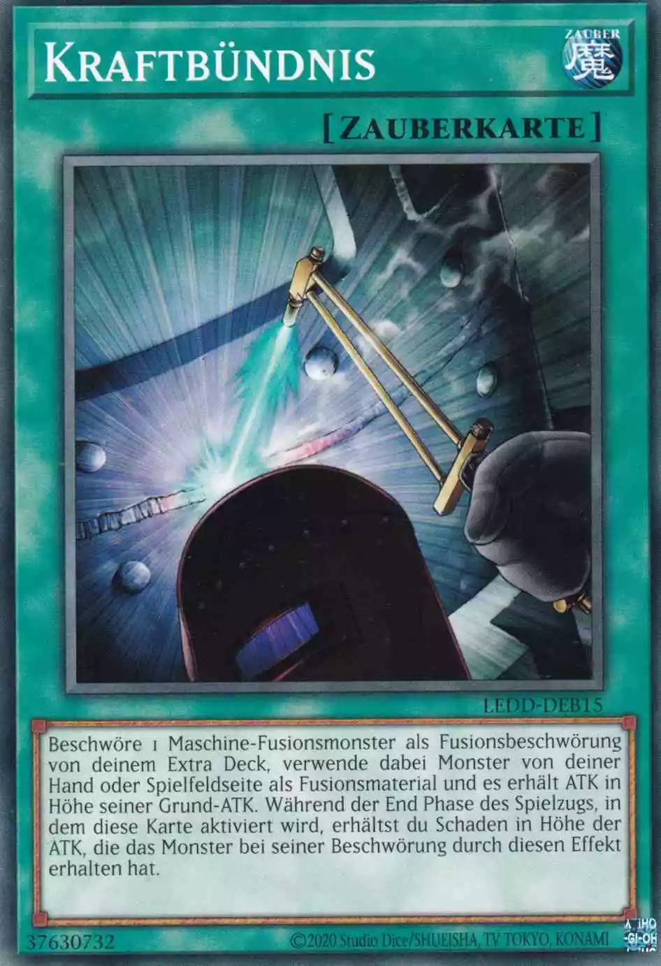 Kraftbündnis LEDD-DEB15 ist in Common Yu-Gi-Oh Karte aus Legendary Dragon Decks unlimitiert