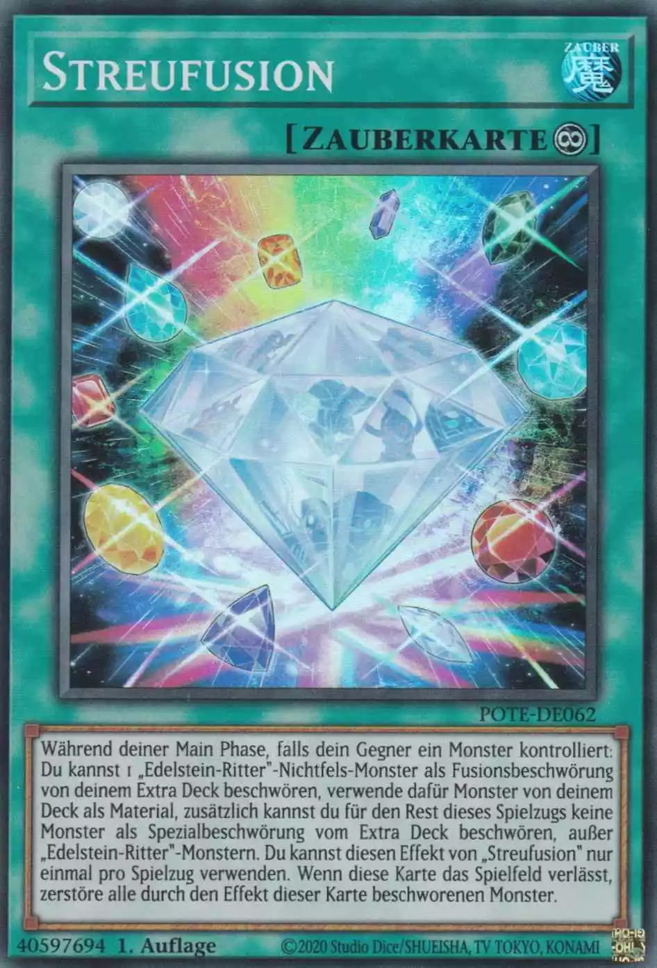 pote-de062-streufusion-super-rare-power-of-the-elements Streufusion POTE-DE062 ist in Super Rare Yu-Gi-Oh Karte aus Power of the Elements 1.Auflage