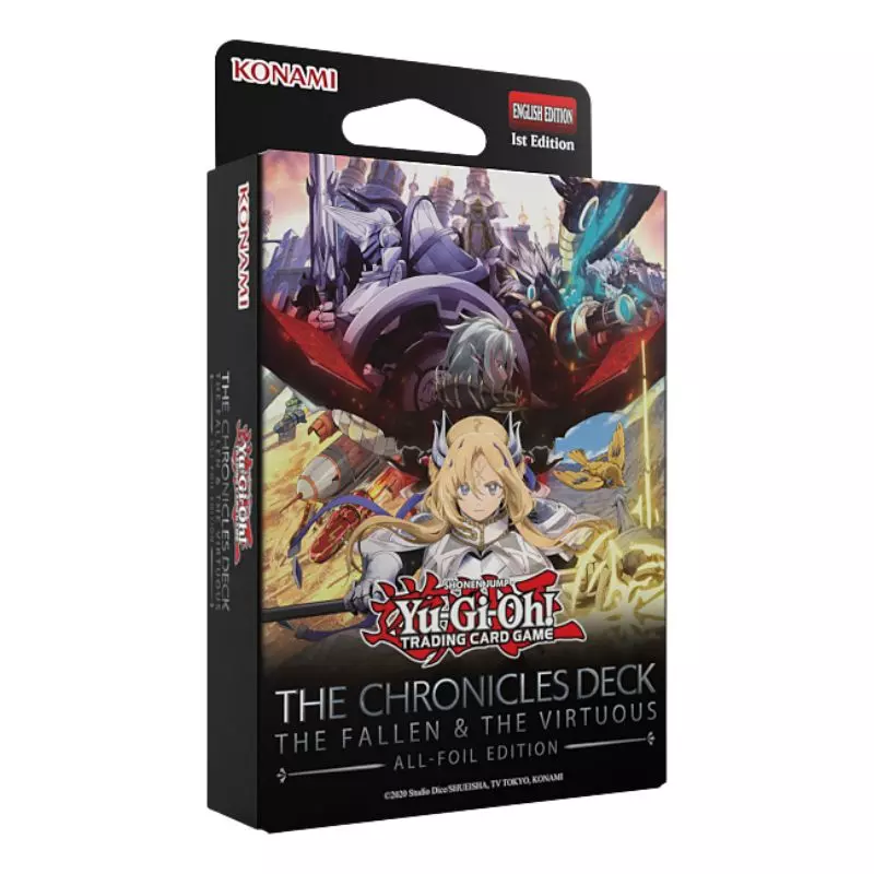 Yu-Gi-Oh! THE CHRONICLES DECK: The Fallen & The Virtuous (All-Foil Edition) - Englisch - 1. Auflage Yu-Gi-Oh! THE CHRONICLES DECK: The Fallen & The Virtuous (All-Foil Edition) - Englisch - 1. Auflage