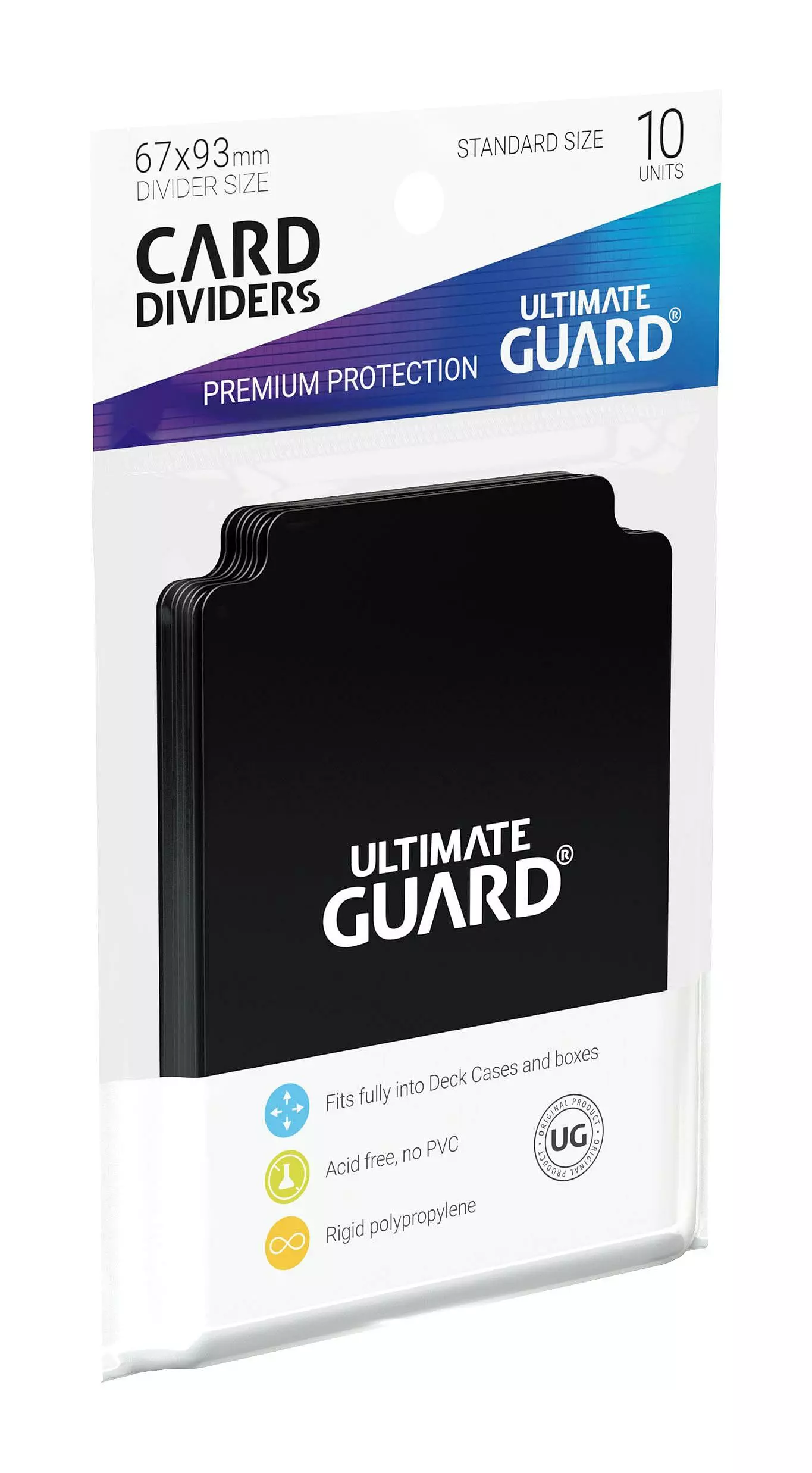 Ultimate Guard Kartentrenner Standardgröße Schwarz 10 Stück