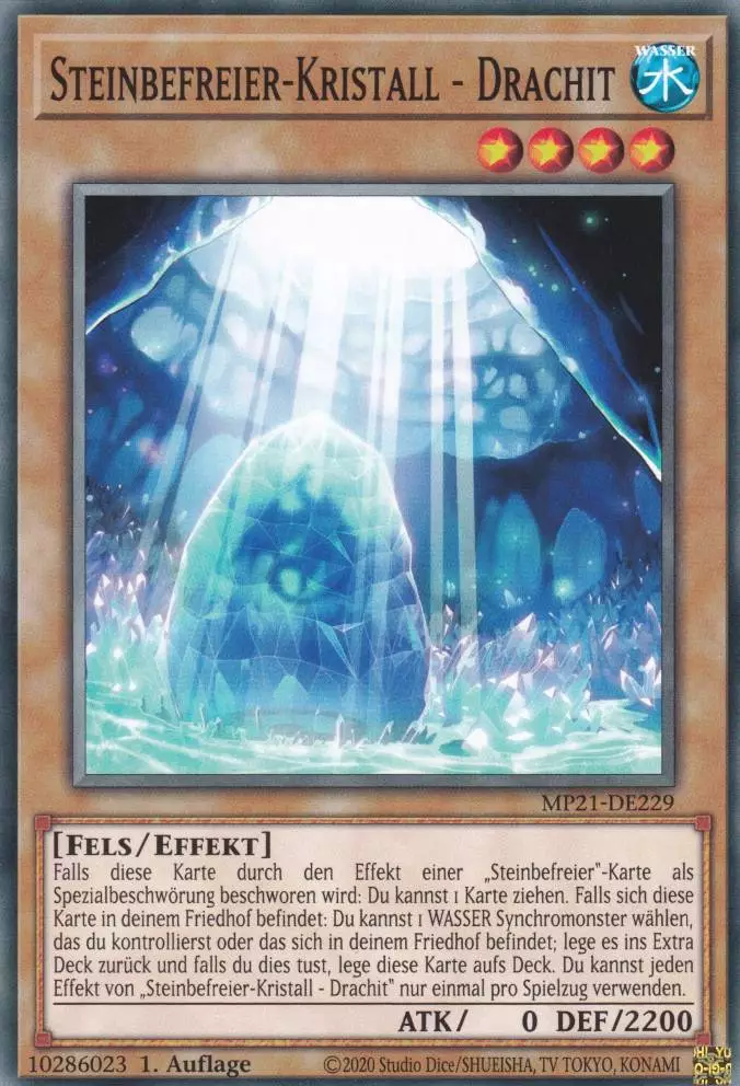 Steinbefreier-Kristall - Drachit MP21-DE229 ist in Common Yu-Gi-Oh Karte aus Tin of Ancient Battles 1.Auflage