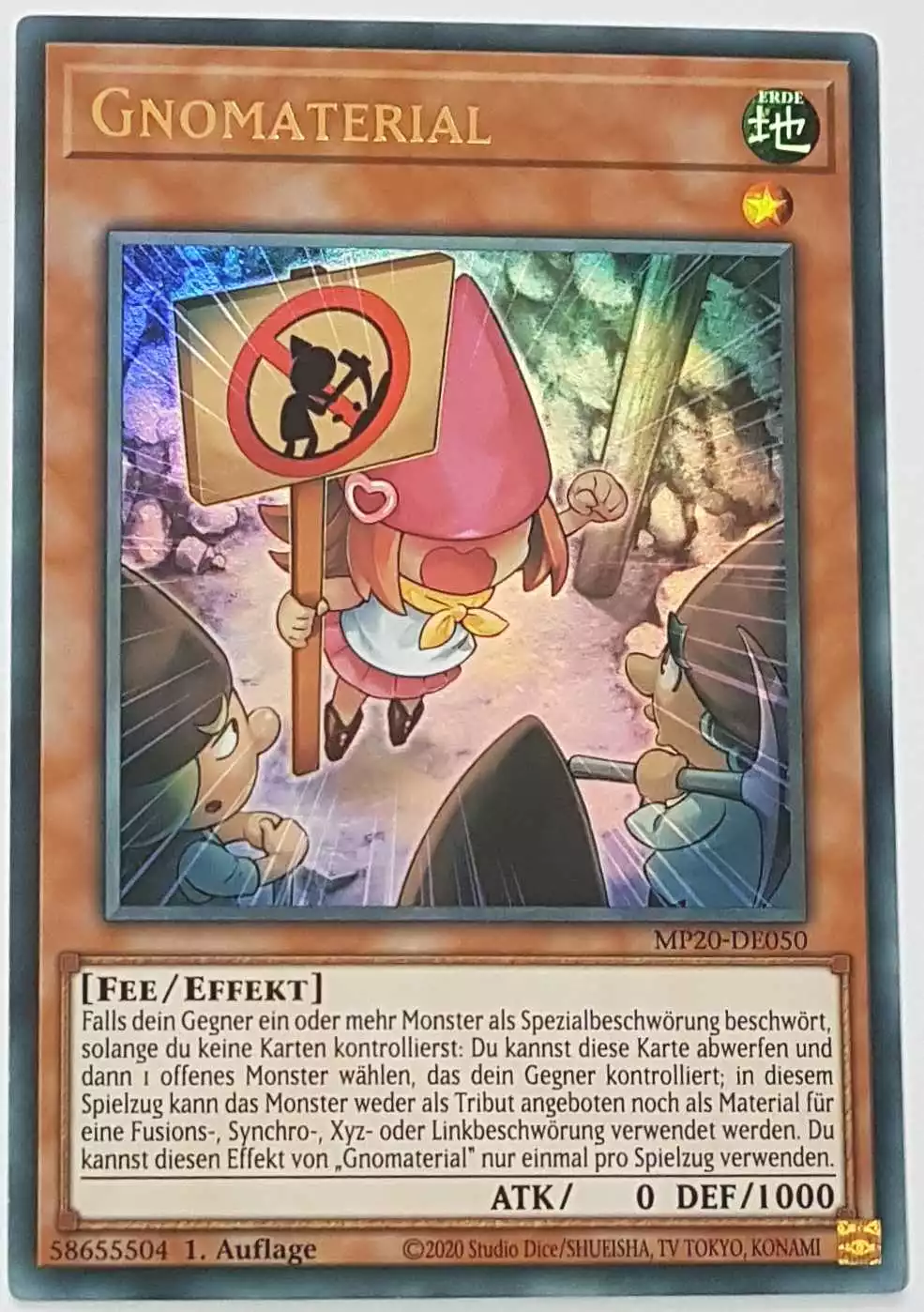 mp20-de050-gnomaterial-ultra-rare Gnomaterial MP20-DE050 ist in Ultra Rare Yu-Gi-Oh Karte aus 2020 Tin of Lost Memories 1.Auflage