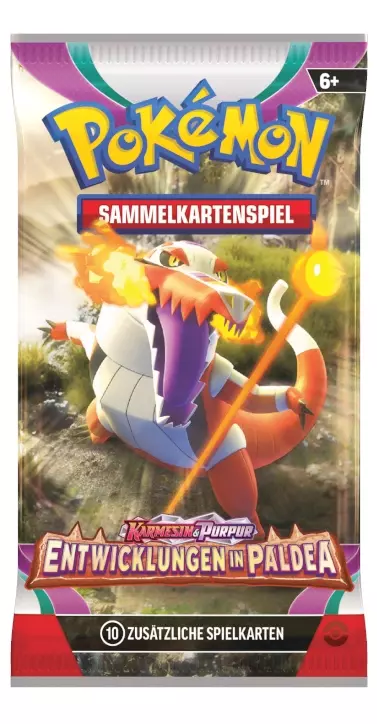 Pokemon Karmesin & Purpur Entwicklungen in Paldea Booster - Deutsch