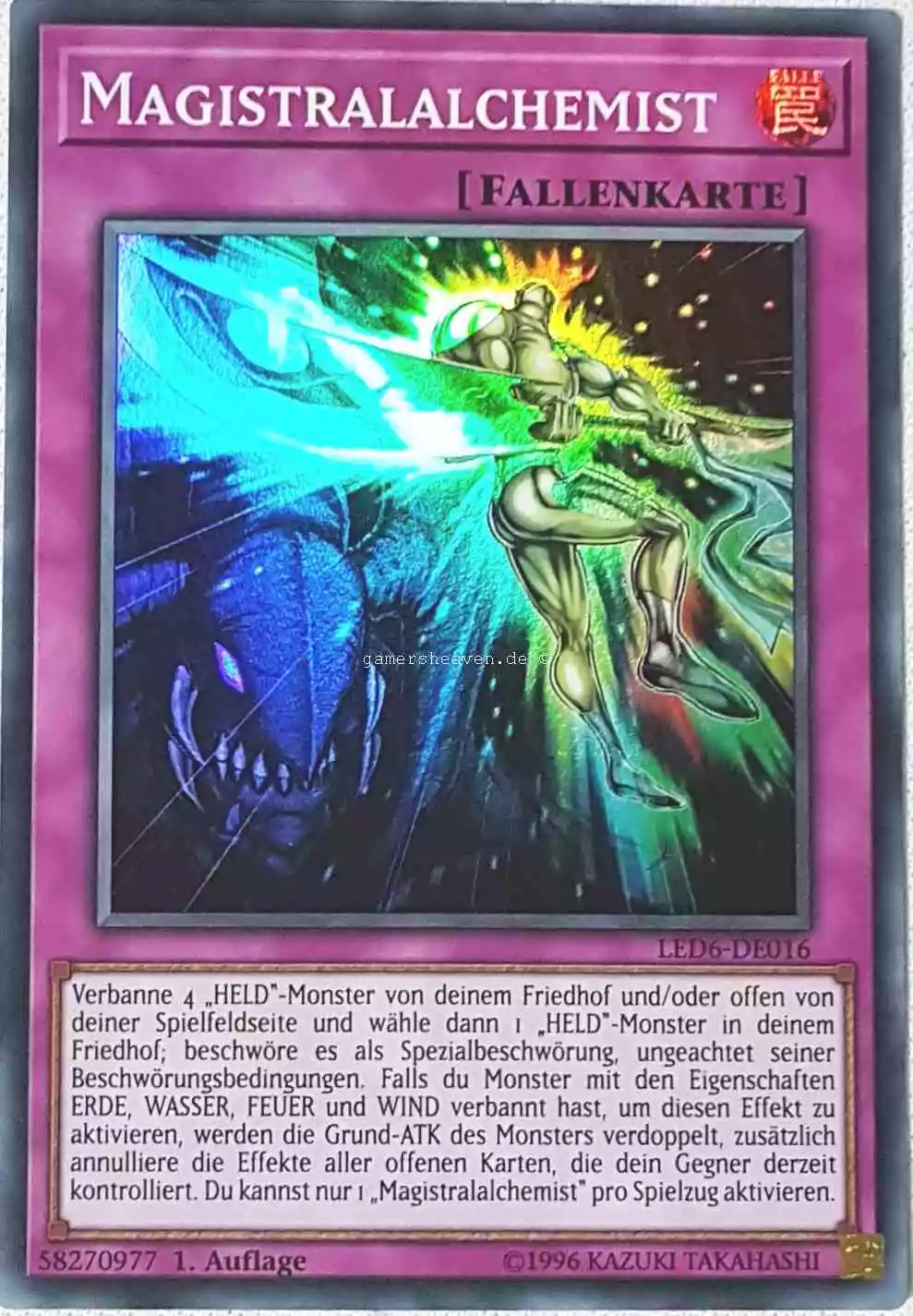 Magistralalchemist LED6-DE016 ist in Super Rare aus Legendary Duelists: Magical Hero 1.Auflage