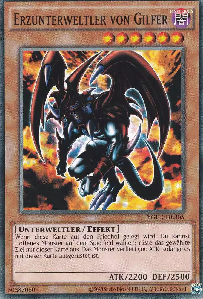 ygld-deb05-erzunterweltler-von-gilfer-common-yugis-legendary-decks-king-of-games Erzunterweltler von Gilfer YGLD-DEB05 ist in Common Yu-Gi-Oh Karte aus Yugis Legendary Decks - King of Games unlimitiert