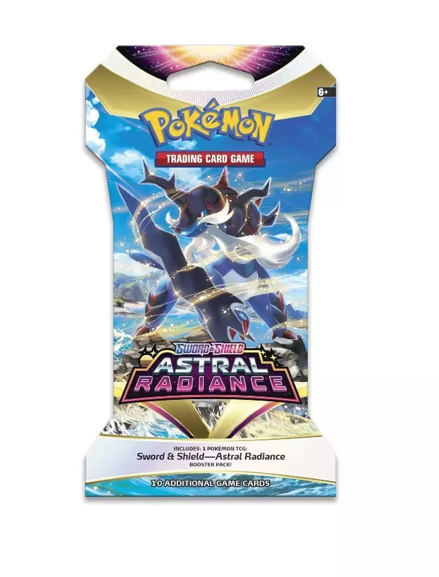 Pokemon Sword & Shield 10 Astral Radiance Sleeved Booster Englisch