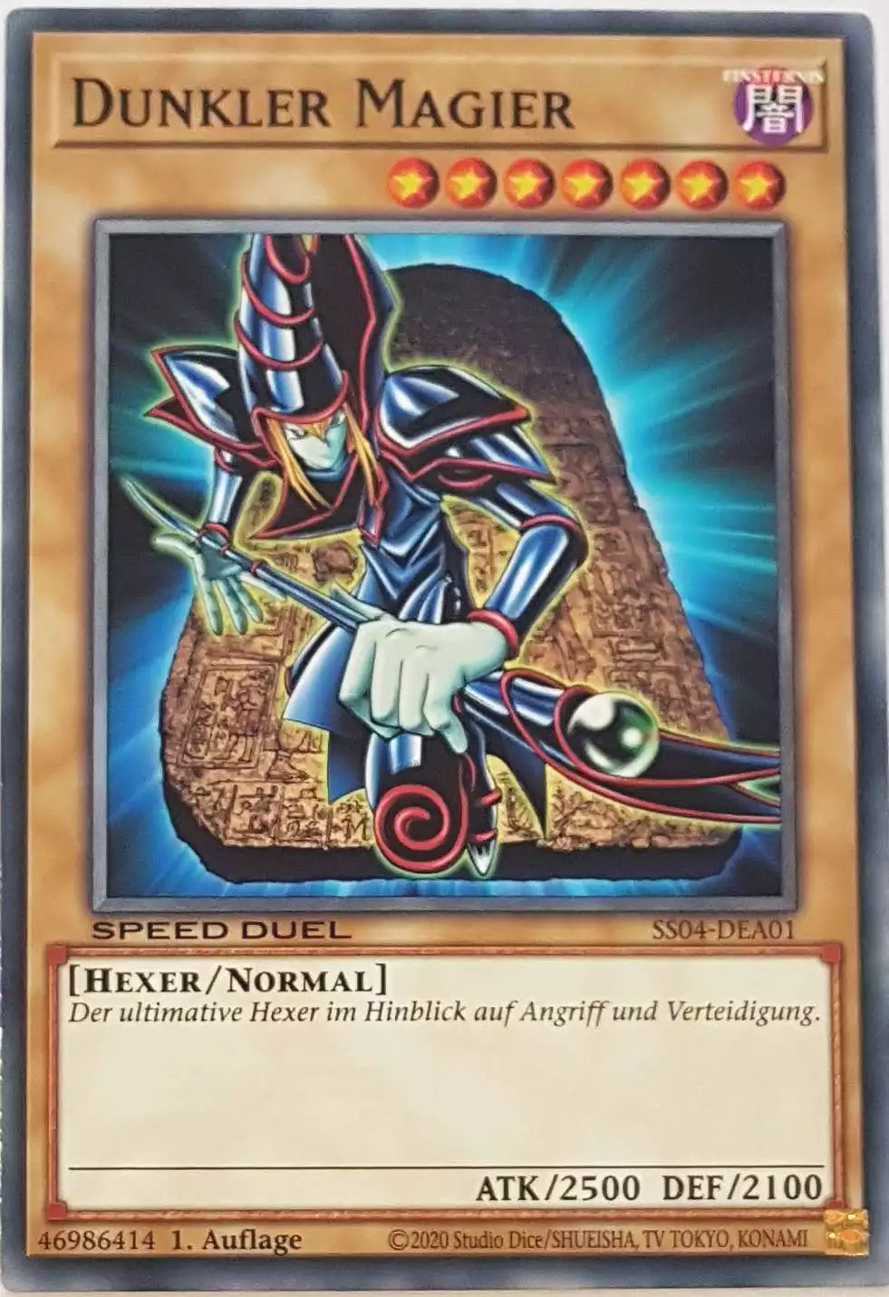 Dunkler Magier SS04-DEA01 ist in Common Yu-Gi-Oh Karte aus Match of the Millennium 1.Auflage