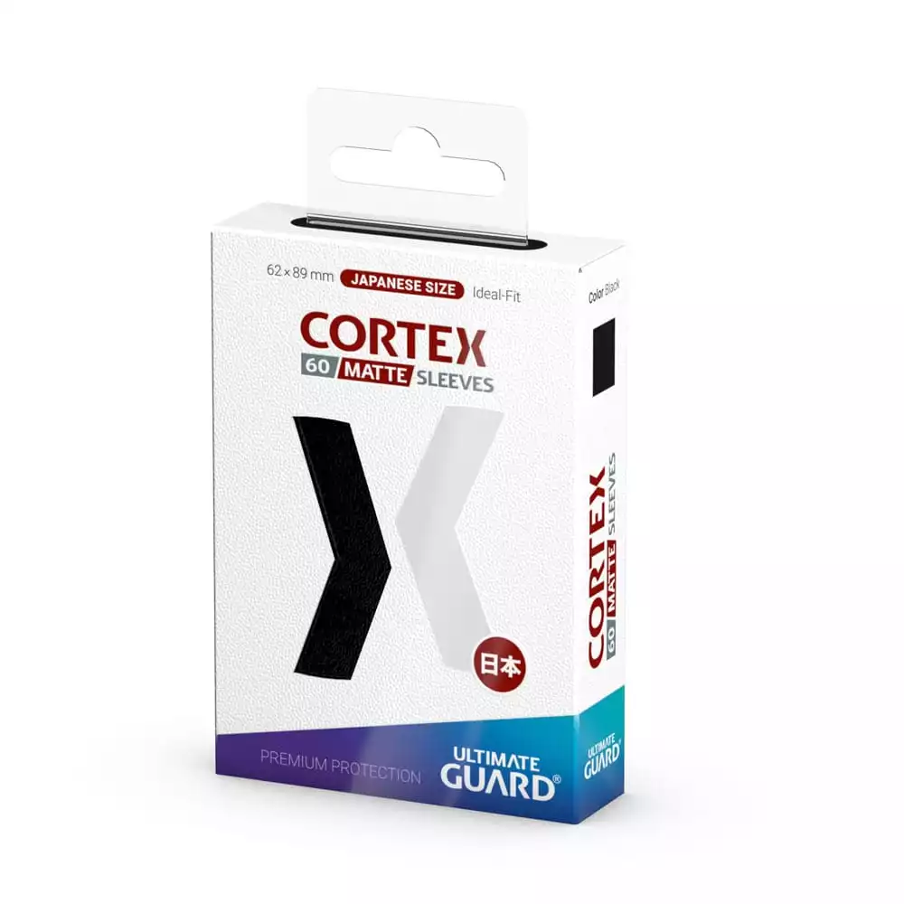 Ultimate Guard Cortex Sleeves Japanische Größe - Matt-Schwarz (60)