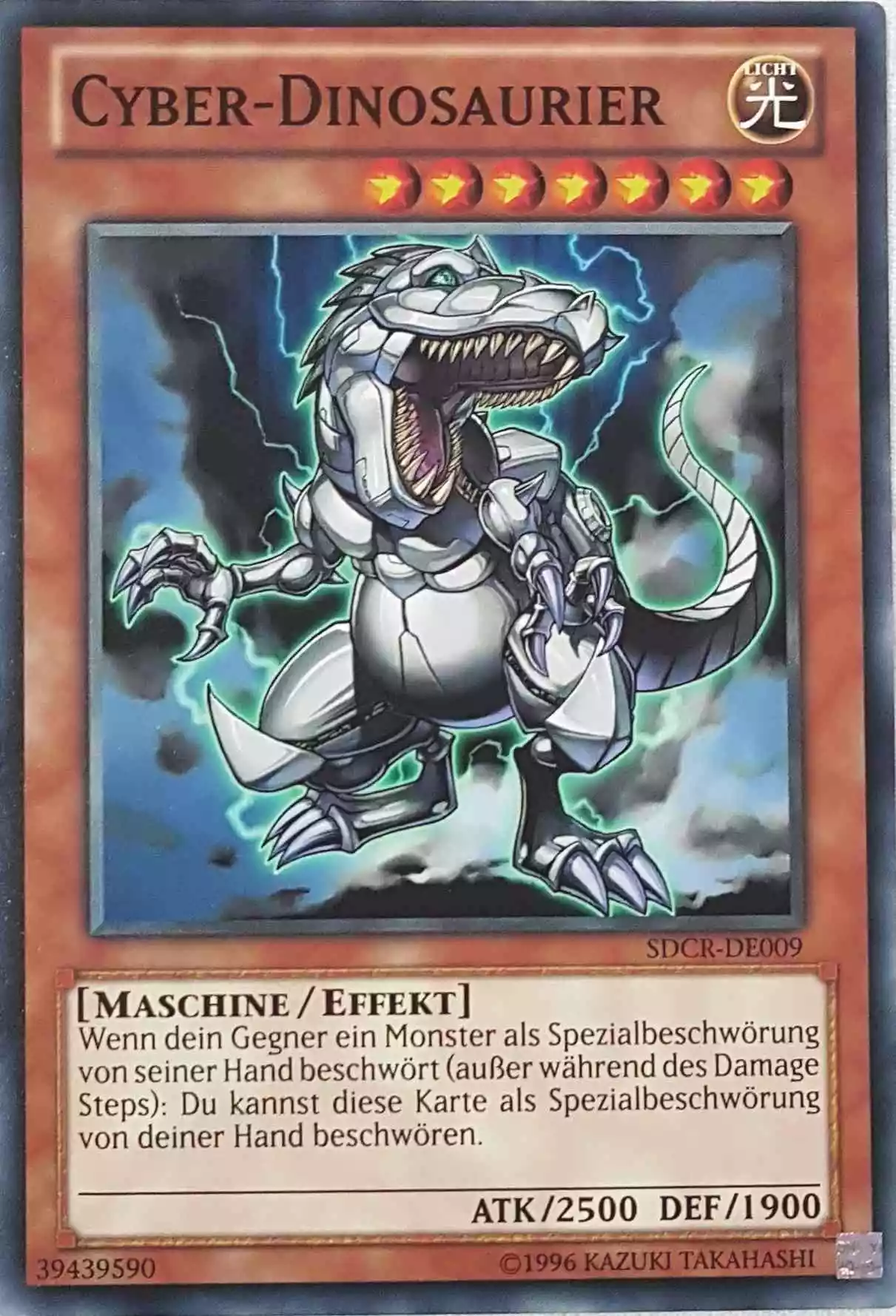 Cyber-Dinosaurier SDCR-DE009 ist in Common Yu-Gi-Oh Karte aus Cyber Dragon Revolution 