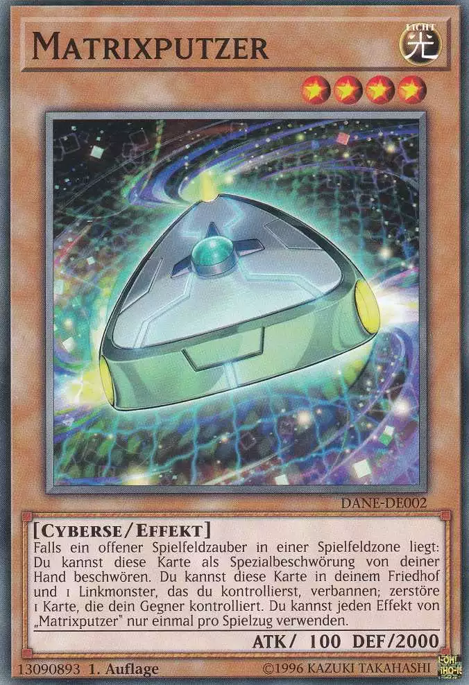 Matrixputzer DANE-DE002 ist in Common Yu-Gi-Oh Karte aus Dark Neostorm 1.Auflage