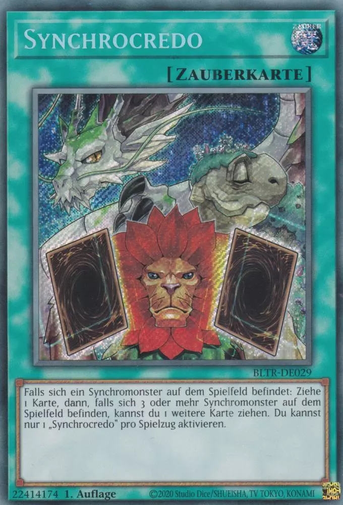 bltr-de029-synchrocredo-secret-rare-battles-of-legend-terminal-revenge Synchrocredo BLTR-DE029 ist in Secret Rare Yu-Gi-Oh Karte aus Battles of Legend Terminal Revenge 1.Auflage