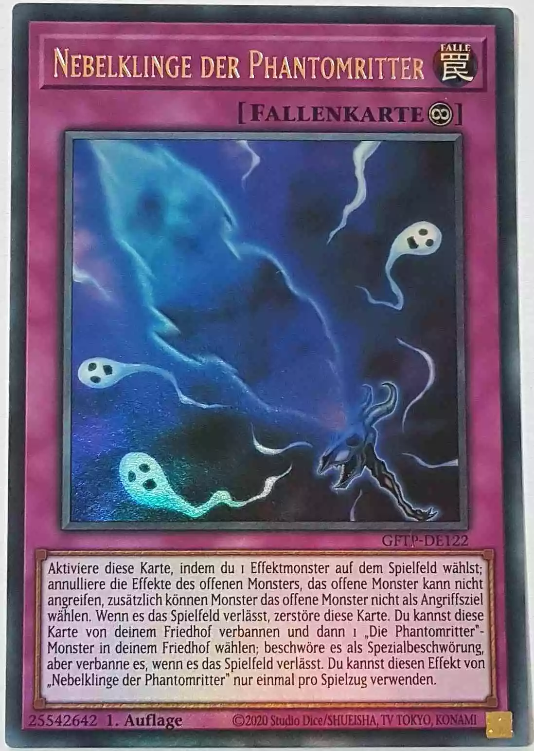 gftp-de122-nebelklinge-der-phantomritter-ultra-rare-ghost-from-the-past Nebelklinge der Phantomritter GFTP-DE122 ist in Ultra Rare Yu-Gi-Oh Karte aus Ghost From The Past 1.Auflage