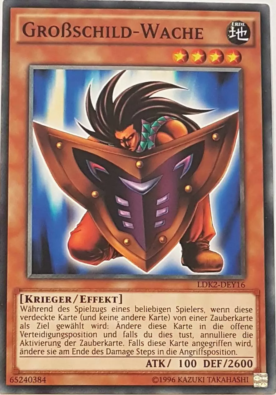 Großschild-Wache LDK2-DEY16 ist in Common Yu-Gi-Oh Karte aus Legendary Decks 2 